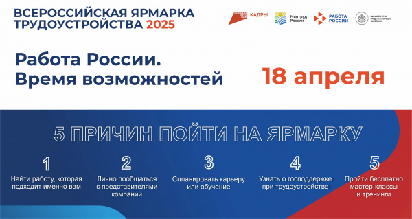 Всероссийская ярмарка трудоустройства 2025