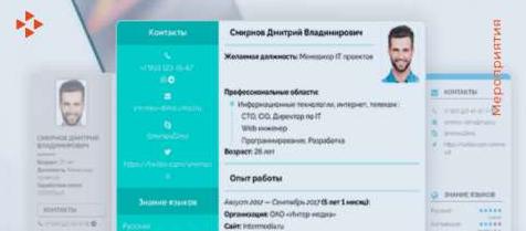 Мастер класс по составлению резюме