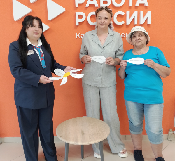 Ко Дню семьи, любви и верности 27 клиентов Прохоровского кадрового центра получили «лепестки поддержки» Ко Дню семьи, любви и верности 27 клиентов Прохоровского кадрового центра получили «лепестки поддержки»