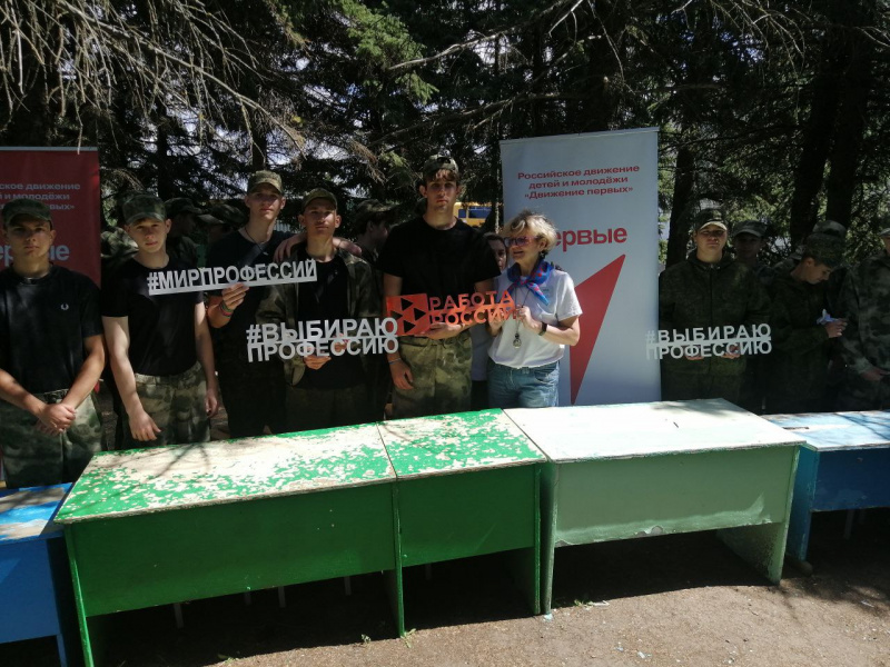  Выбор профессионального пути воспитанников военно-патриотического лагеря «Армата»