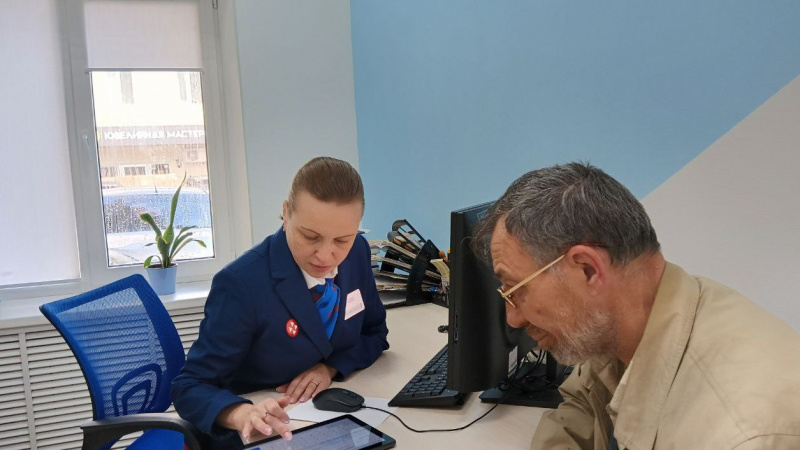 На приеме у начальника Шебекинского кадрового центра